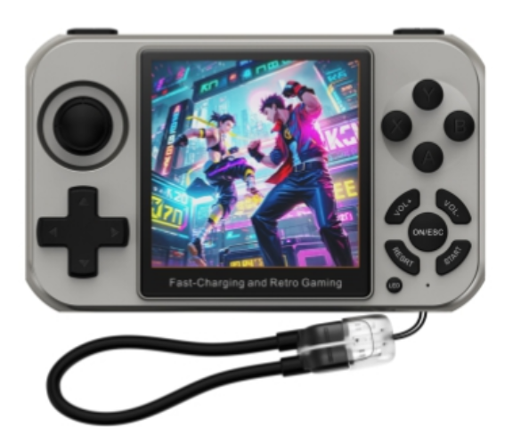 2-in-1 20W Max 10000mAh Gaming Power Bank Wireless IPS Screen Handheld Joystick Console Consumer Electronics