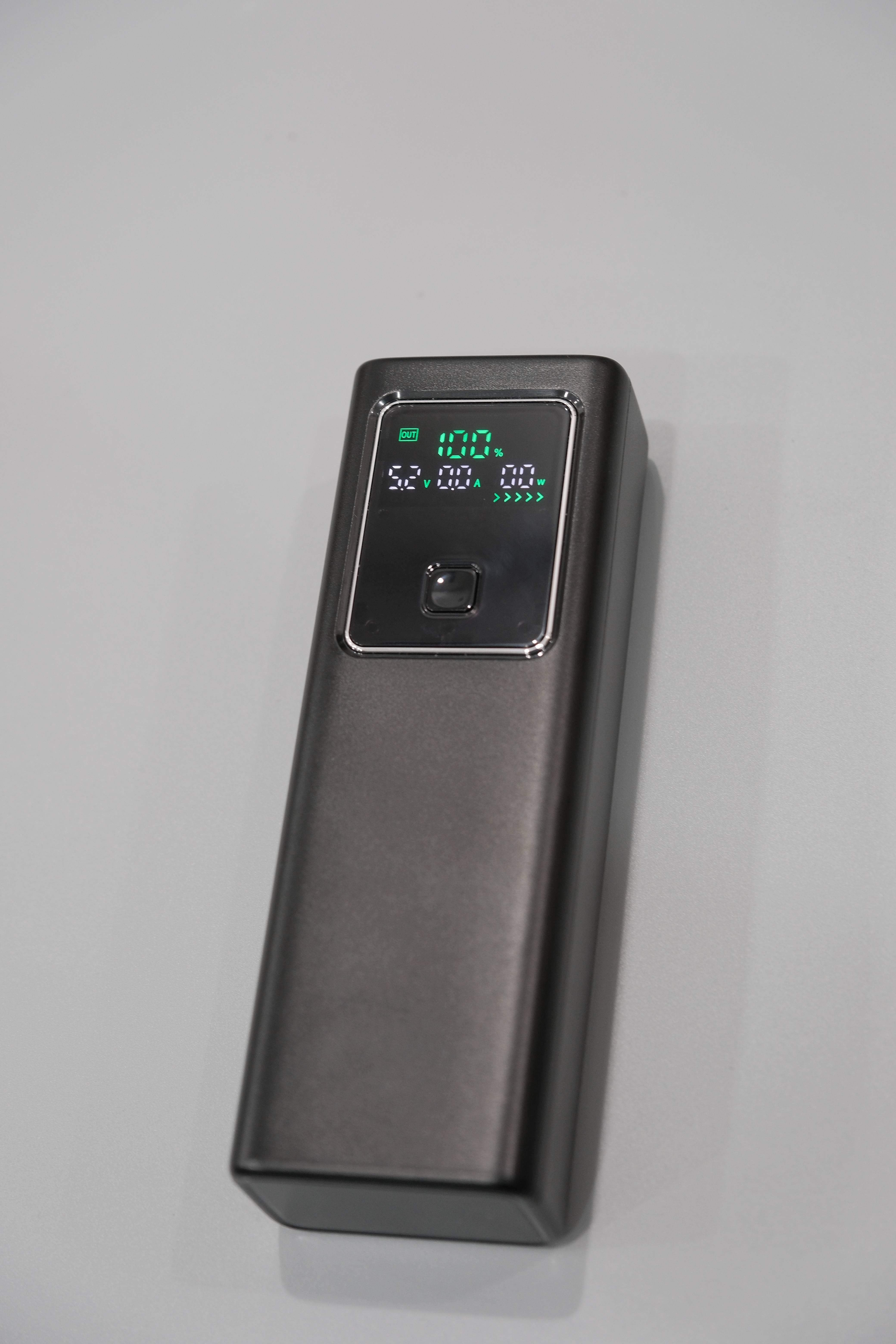 Portable 20000mAh 100W Fast Charging Power Bank 2C1A 0.3M Charging Cable Protocols Lithium Battery 1-Year Consumer Electronics